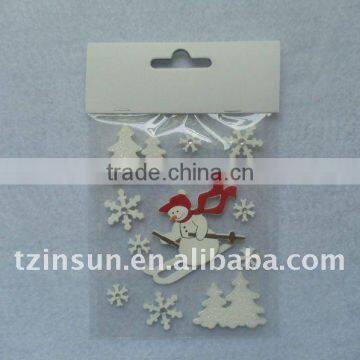 Christmas wooden sticker decoration JA01-W4955