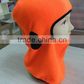 100% Polyester fleece Hi Vis Balaclava for winter safety