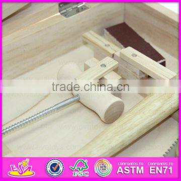 2015 Stock Interesting Kid Wooden Tool Box Toy,Funny Play Wooden Toy Tool Box Toy,Best Sale Wooden Workbench Tool Toy W03D021-A1 photo-3