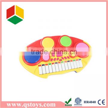 Plastic mini musical instruments electronic music piano toy with EN71