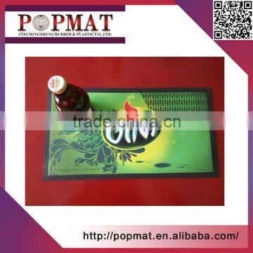 2017 Custom Brand Logo Non-woven Fabric Bar Mat Glows photo-2
