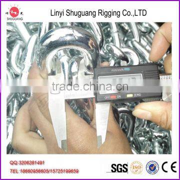 Factory supply Standard or Nonstandard and Welded Chain Structure 1 inche galvanized steel link chain