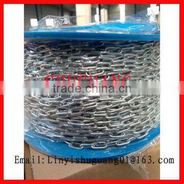 Bright Electro Galvanized Short Link Chain And Bright Zinc Plated Short Link Chain