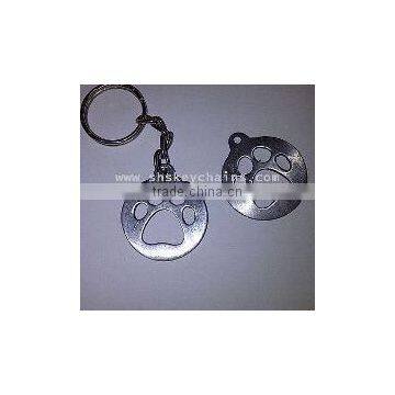Stainless Steel Dog Tag With Paw