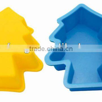 Christmas tree silicone cake mould Muffin bake tray