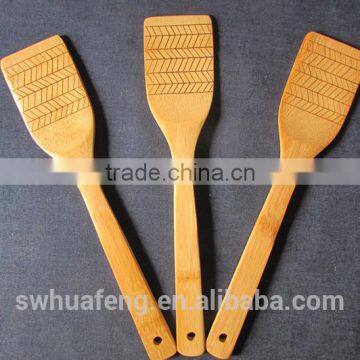 striated bamboo spatula