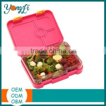 Bento Box Soup Bowl With Plastic Scoop PP Microwave Safe 4 Compartment Lunch Box photo-4