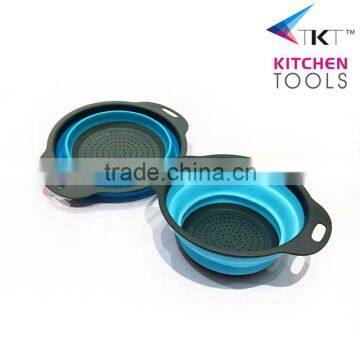 Folded the Fruit Strainer,fruit Colander,fruit Basket,TPR+PP Fruit Basket,cheaper Strainer photo-2