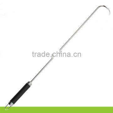 Food grade BBQ steak skewer/stick/pick/bbq rotating needle