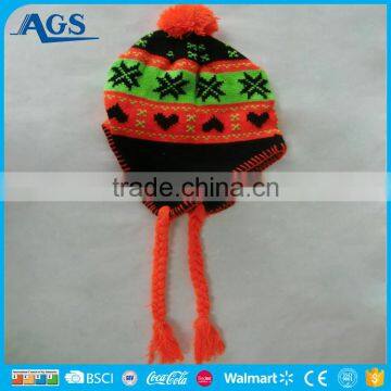 New Style Custom Cheap Warm Knitted Korean Winter Hat