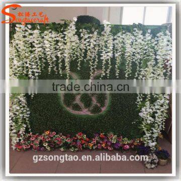 China Supplier Artificial Flower Backdrop Silk Flower Wall Backdrop for Wedding Decoration photo-4