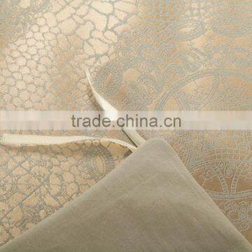 Bedding Sets 4pcs Cotton Satin Jacquard Duvet Quilt Bed Covers King Queen Size Luury Golden Bedclothes Comforters Bedlinen. photo-5