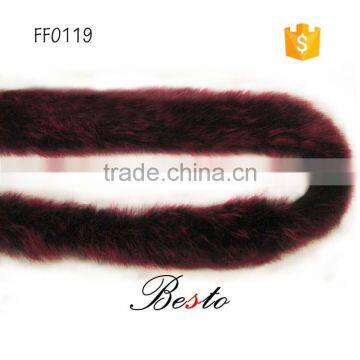 Autumn and winter high-end new top fashion feather boa cheap Dyed bulk red