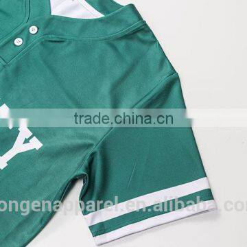 Cheap 100% Polyester Wholesale Blank Baseball Jersey photo-5