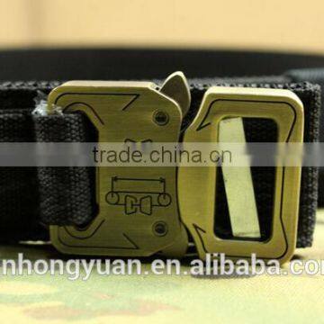 Black Python-patterned Military Tactical Combat Belts photo-3