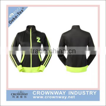 Design New Neon Color Quick Dry Sports Ladies Tracksuits With Custom Logo