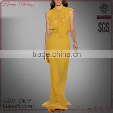 dress manufacturer hot fashion 100% polyester fancy maxi dress