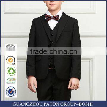 Bospoke Winter School Boys Black 3 Pieces Blazer For School Wear