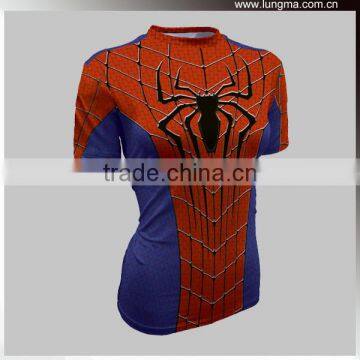 Dri fit Spiderman Compression Shirts for 2016 Fashion