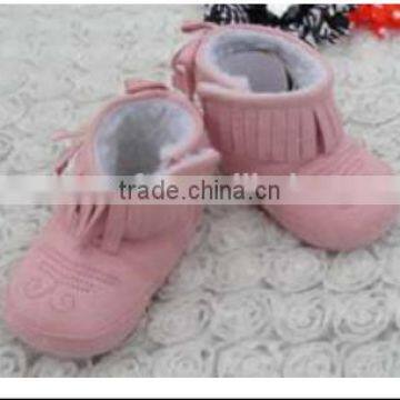 2016 Wholesale Bulk Order in China Soft Sale Baby Boots New Born Baby Shoes photo-4