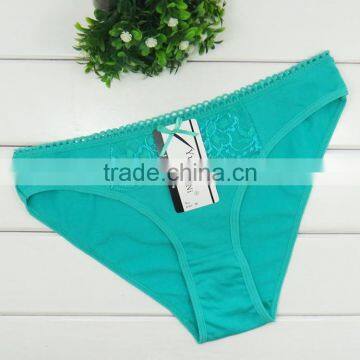 Plain Color Ladies Briefs Cotton Material and Sex Underwear Product Type Sexy Lingerie photo-6