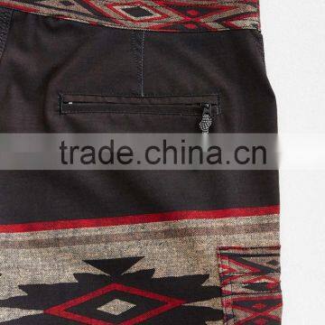 Water-resistant Mens Custom Boardshorts in Geometric Pattern photo-2