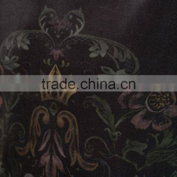 Flower Print Velvet Custom T-shirt Printing for Men photo-3