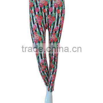 Flower printing leggings seamless women underwear ladies seamless legging