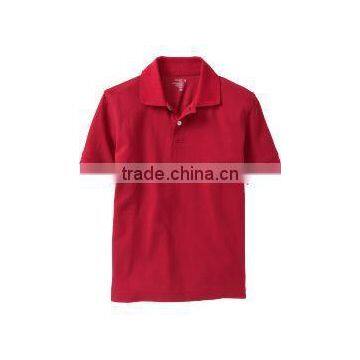 red custom 100 % polyester button up shirts