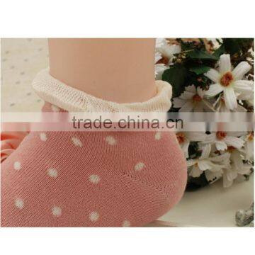 Top Sell Candy Color Choice Free Size Dot Pattern Lovely High Quality Cute Sex Young Girl Tube Wholesale Socks photo-6
