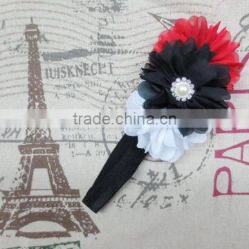 Girl Soft Hair Bands Baby Elastic Flower Headband photo-5