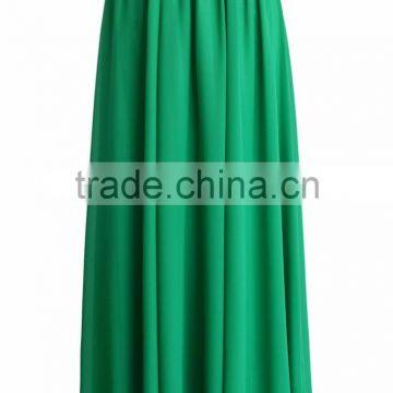Women Wholesale Elastic Wasitband Long Skirt Fashion Chiffon Maxi Skirt 2016 photo-5