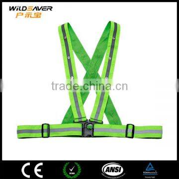 High Quality Reflective Glow In Dark Vest/Fluorescence photo-5