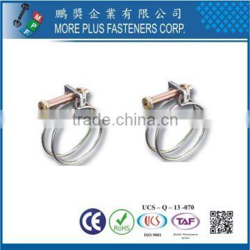 Made in Taiwan Copper Schlauchklemmen Double Electrical Wire Hose Clamp photo-5