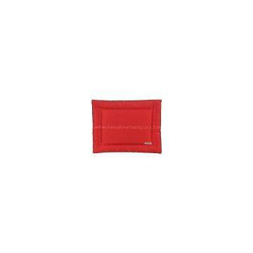 Pet All Seasons Mat Dog Bed, Fire (Red & Gray)