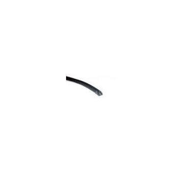 Black EPDM Cord Extruded Rubber Gasket For PVC windows , Aging Resistance