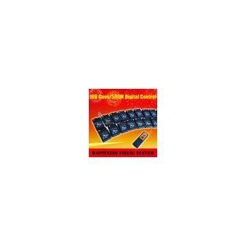fireworks firing system + 100 channels+ 500m remote control + digital control+ sequential & salvo fire (DBR05-X1/100)
