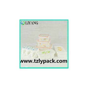 heat transfer/heat transfer film transfer on plastic Condiment container
