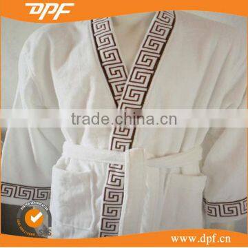 100% cotton jacquard bathrobe