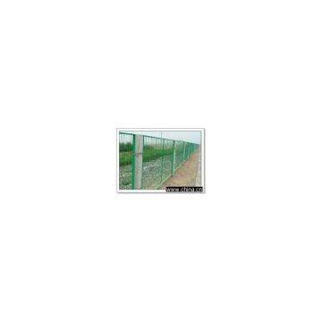 Frame wire mesh fence