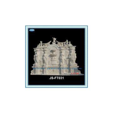outdoor marble water fountain statues