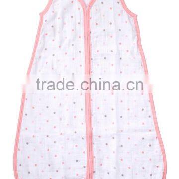 100% Cotton Muslin Baby Sleeping Bag/Baby Sleeping Sacks