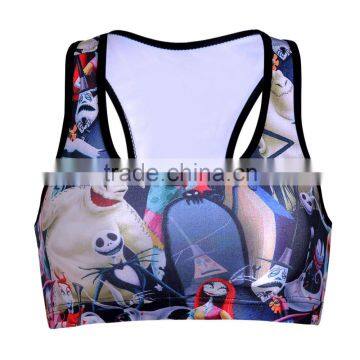 2015 Women Sport Bra Digital Print Bra Plus Size S131-78