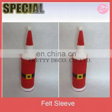 Christmas felt gift wine bags hand small hat wholesale