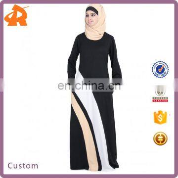 custom make new design abaya egypt,contracting color muslim midi dress,maternity dress for muslim