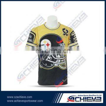 2017 Custom Athletic T Shirts sublimation printing polo shirt