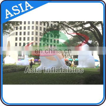 Festival decoration inflatable rabbit with lighting for night party