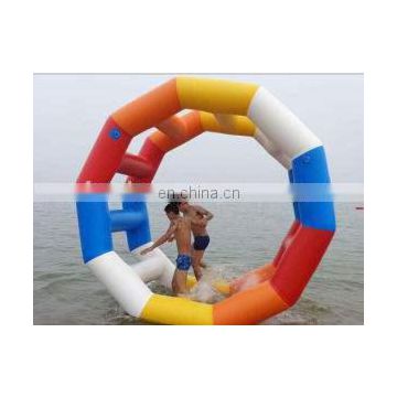 PVC/TPU plastic water wheel inflatable water wheel for sale