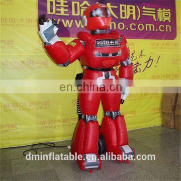 walking inflatable robot costumes for Park Decoration