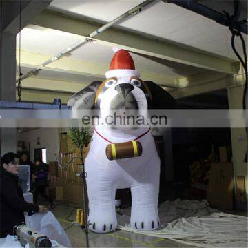 hot selling!customized outdoor giant cartoon dog annimal inflatable for decoration